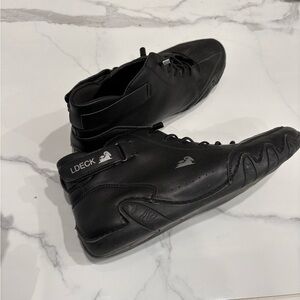 Black Leather Men's Shoes